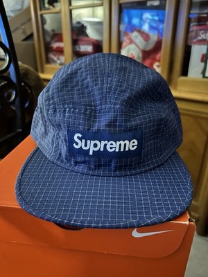 Supreme Reflective Ripstop Camp Cap Navy FW18 NEW WITH TAGS | eBay