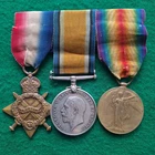 WW1 South African 4th Scottish Infantry Medal Trio GSW Battle Menin Road 1917