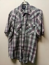Rock Creek Ranch Short Sleeve Pearl Snap Western Cowboy Shirt
