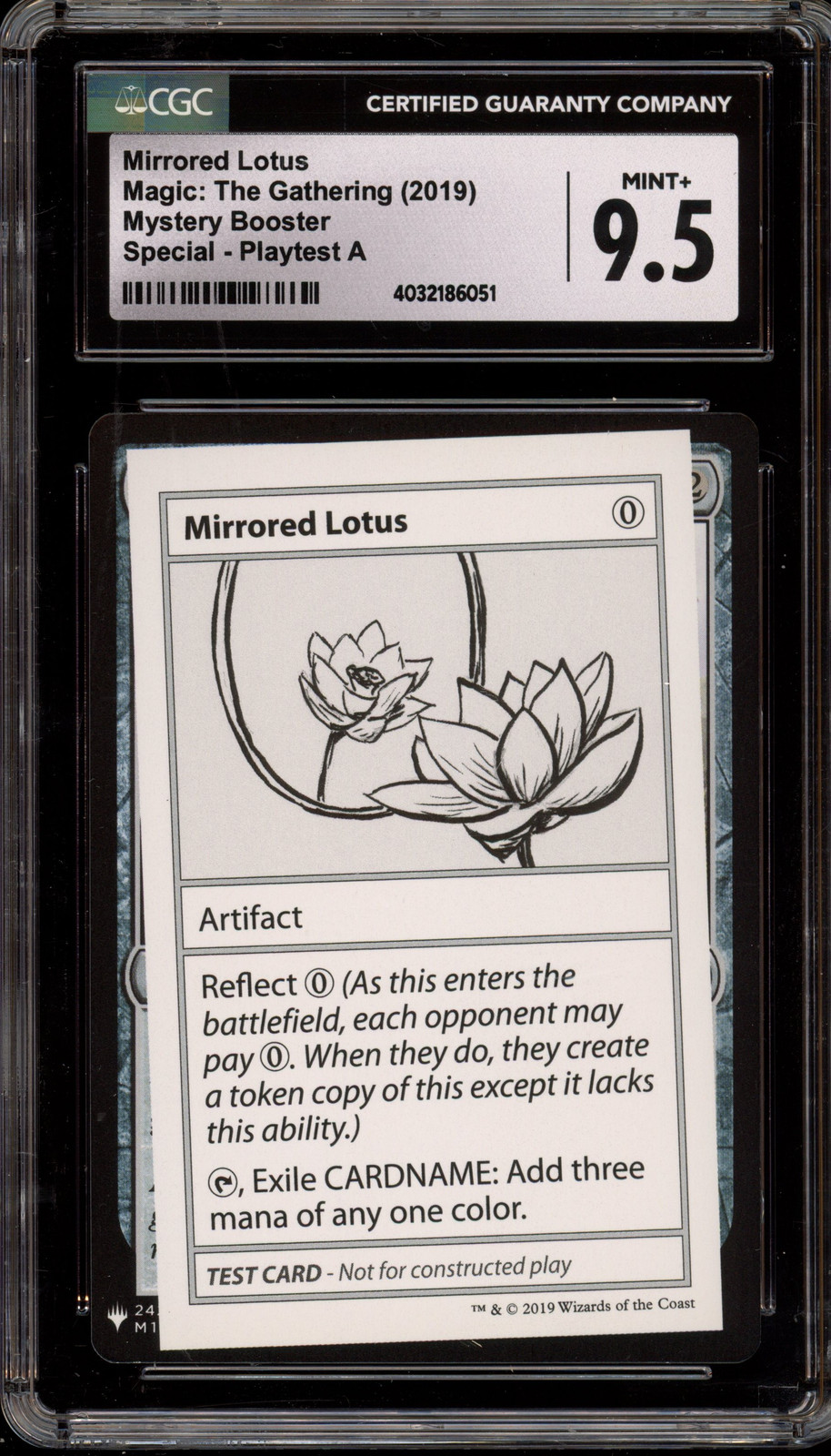 Magic the Gathering MTG Mirrored Lotus Mystery Special Playtest A