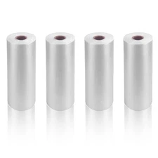 12" x 20" Clear Plastic Produce Bag Food Storage bag,350 bags one Roll (4 Rolls)