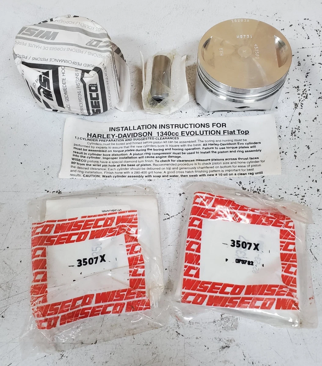 Motorcycle Pistons, Rings & Piston Kits for Harley-Davidson for
