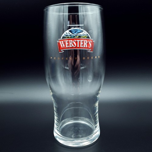 Webster's Pint Glasses Unused Set of 2 Pint 2043 Vintage Breweriana Beer Lager - Picture 7 of 8