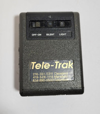 Motorola Beeper Pager Vintage Tele-Trak Funziona Silenzioso Illumina Cifre Display Suoni
