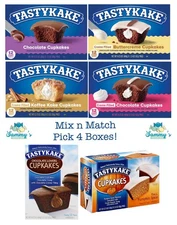 Tastykake Assorted Cupcakes Pick Your Own 4!