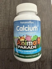 NaturesPlus Calcium Children’s Chewable Suppliment (Vanilla Sundae Flavor)