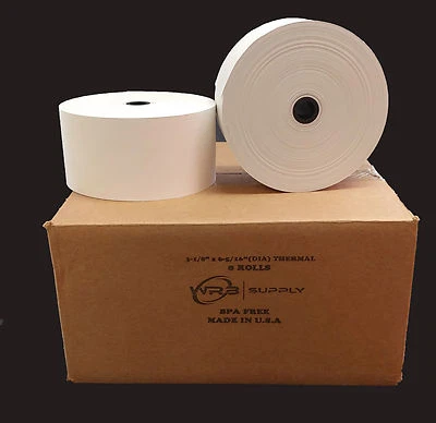 WRB SUPPLY Tranax/Cross Mini-Bank ATM Paper - 3-1/8" x 815', Heavy Thermal, CSI, 11/16"