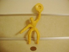 Vintage Mid Century Plastic Toy Cowboy HOPALONG CASSIDY Hoppy Waving Hat Playset