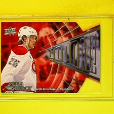 JACOB DE LA ROSE  2015-16   RC  FULL FORCE GOOOAL!   #GJD   Montreal Canadiens