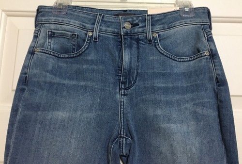 NWT NYDJ size 4P aquino blue marilyn crop pants jeans women's Lift tuck - Picture 2 of 7