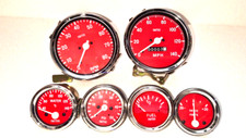 Smiths Replica Kit- Elec Temp Oil Fuel AmpGauge+ 0-140MPHSpeedo+0-80RPM 100mm RC