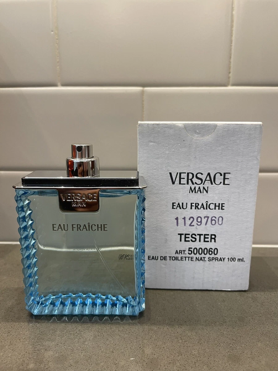 VERSACE MAN EAU FRAÎCHE Eau de Toilette Spray 4.4 OZ/100ml TESTER