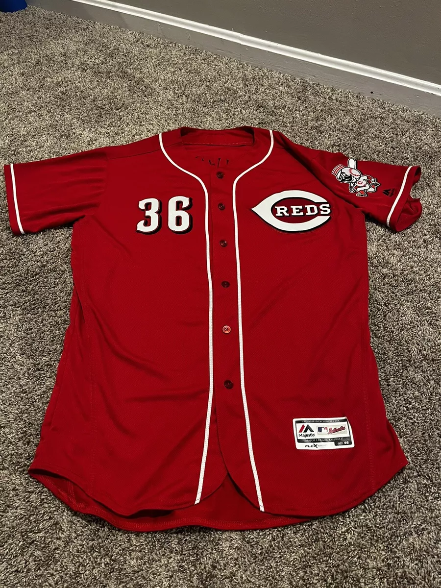 Mario Soto Authentic Team Issue Majestic Cincinnati Reds Jersey