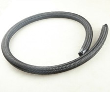 Black -12an An12 Nylon Cover Braided Oil Fuel Gas Line Hose 1m 3.3ft Length Us