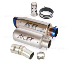 For Kove 800X Exhaust Tip Stainless Steel Mid Pipe Slip On 51mm Muffler Silencer