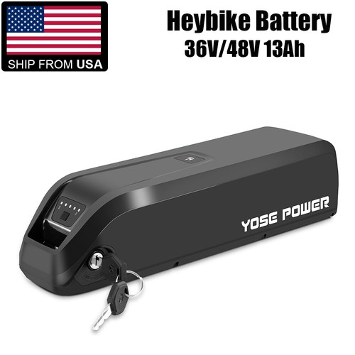 Heybike Battery 36V 48V 13Ah for Race,Race Plus,Race max,Mars 2.0 Ebike Battery