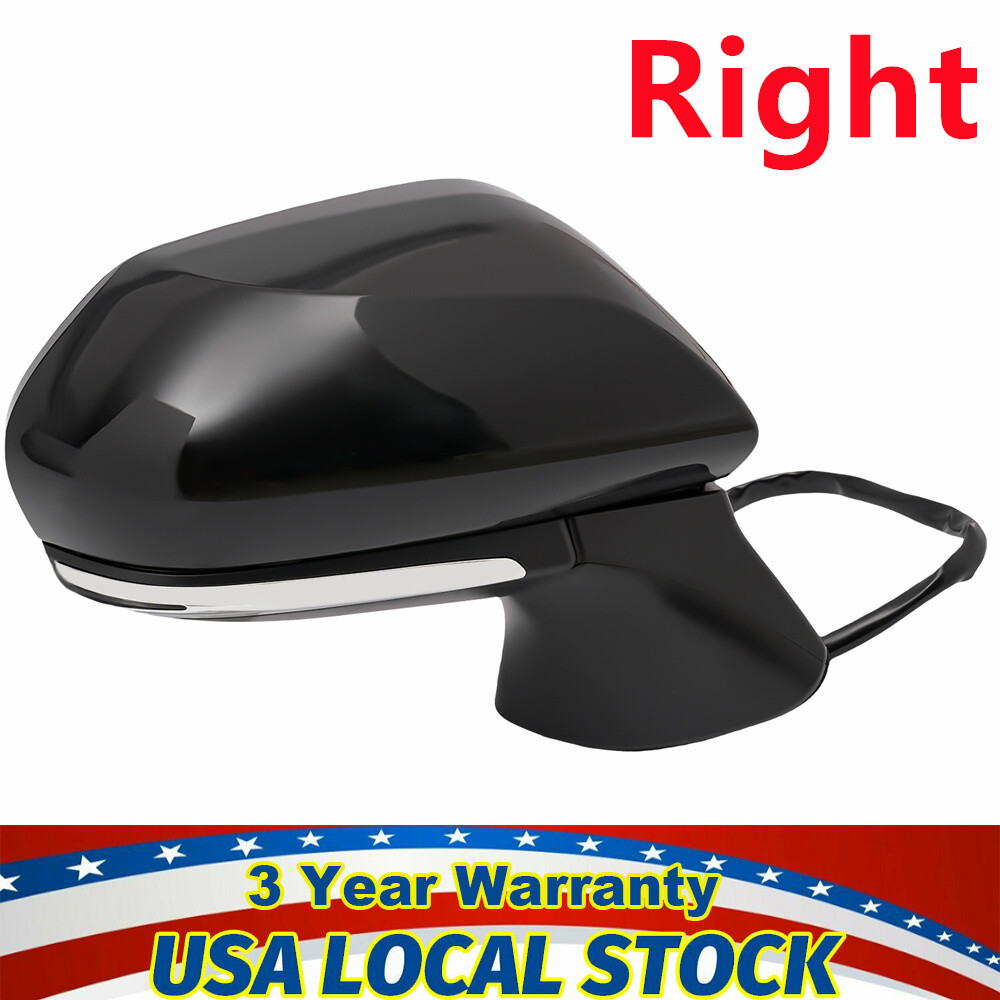 2018-2024 Toyota Camry Right Passenger Side View Mirror Assembly OEM Black