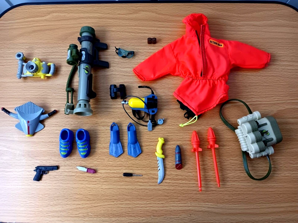 LOTE ACCESORIOS ACCIÓN KEN BARBIE VINTAGE 1999 MATTEL Foto 2 de 4