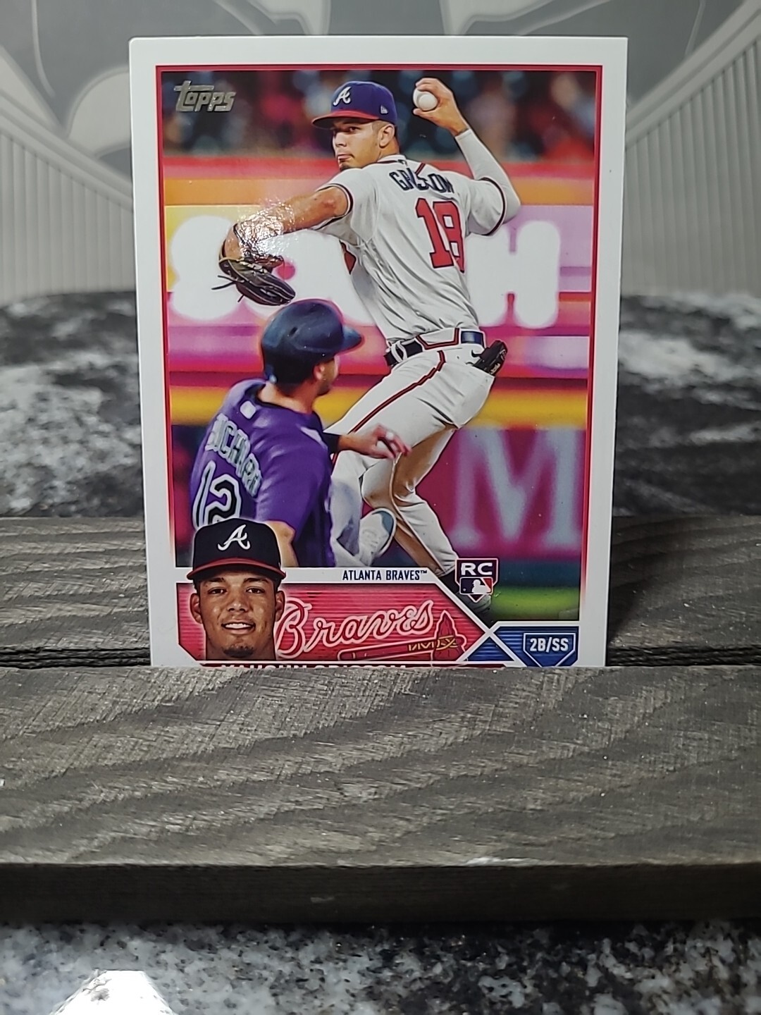 2023 Topps Chrome #48 Vaughn Grissom Base Rookie Card