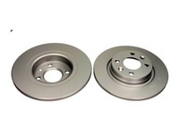 Quaro 2X Bremsscheibe Vorne Ø259 Mm Voll FüR Renault Twingo I C06_ 1.2 Bcm_ 1.0