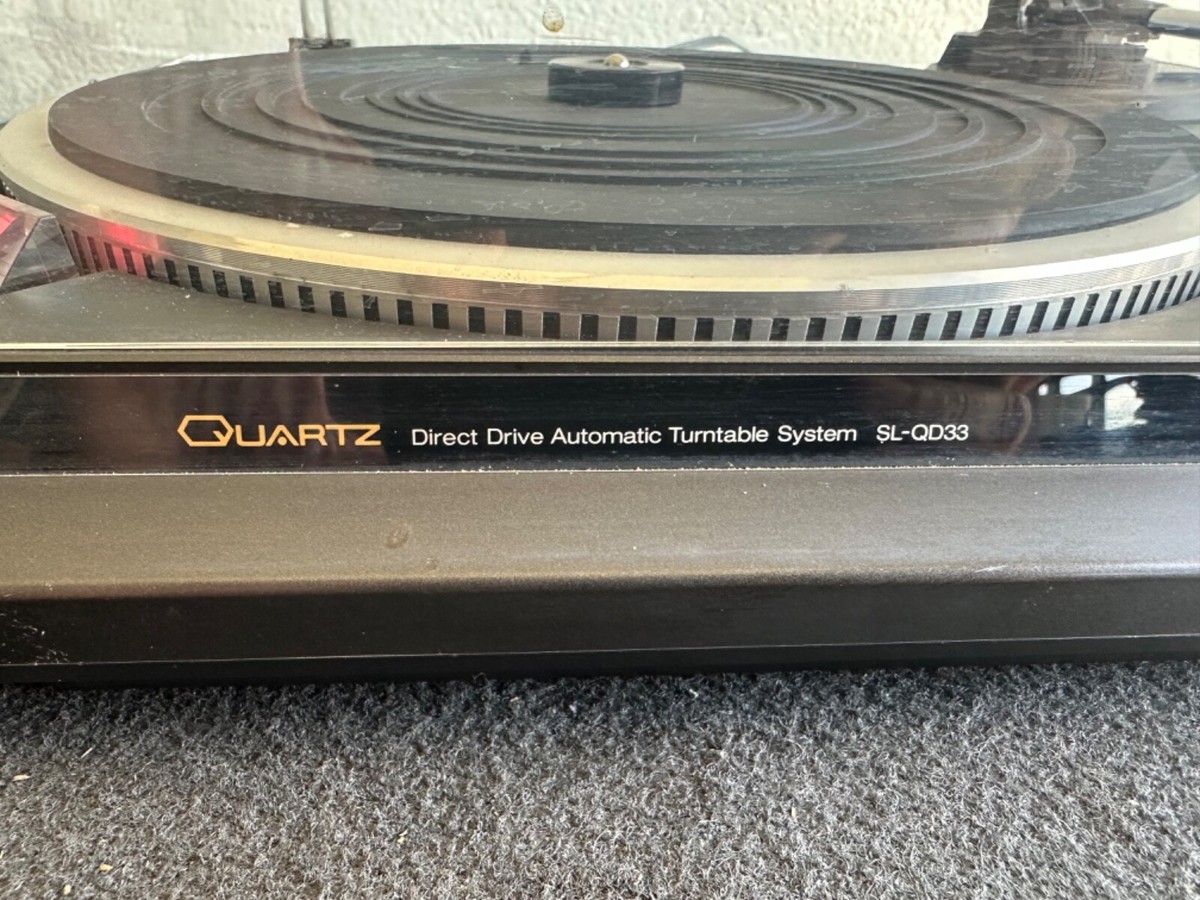 Technics SL-QD33 Quartz Direct Drive Automatic Turntable Tested