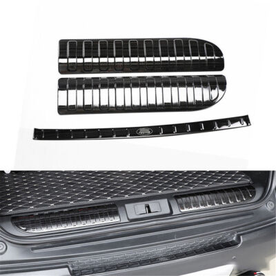>3PCS REAR BUMPER MOLDING TRIM PROTECTOR FIT FOR RANGE ROVER SPORT 2014-2020