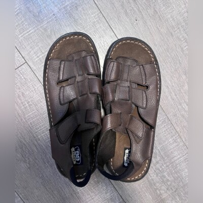 Vintage Route 66 Mens Brown Fisherman Sandals (Never Worn  display picture 2