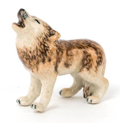   LITTLE CRITTERZ Forest Animal Miniature Figurine Wolf Lobo