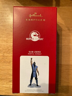 Hallmark Keepsake 2021 Mortal Kombat Sub-Zero Ornament New 