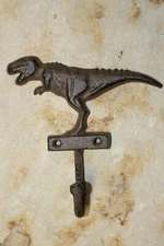 DINOSAUR WALL HOOKS, T-Rex, Kids Room Decor, Decorative wall hooks, H-94A