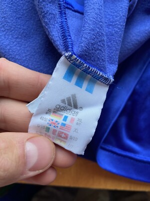 ADIDAS EQUIPMENT 90s FOOTBALL SHIRT SOCCER JERSEY BLUE sz XL ADIDAS EQUIPMENT 90s FOOTBALL SHIRT SOCCER JERSEY BLUE sz XL