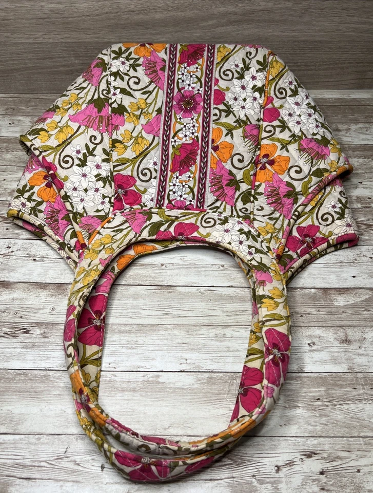 Vera Bradley Tea Garden Large Tote Purse  w/Matching Wallet / RETIRED Print - Image 3 of 4