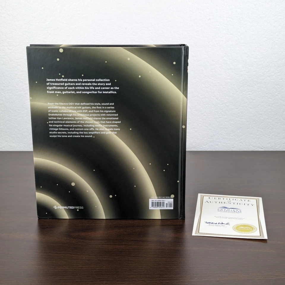 Metallica MESSENGERS THE GUITARS OF JAMES HETFIELD Hardcover SIGNED with COA - Image 4 of 4