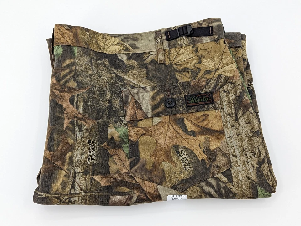 Liberty Advantage Timber Woodland Camoflage Hunting Cargo Pants Size 3XL 48-50 - Image 2 of 4