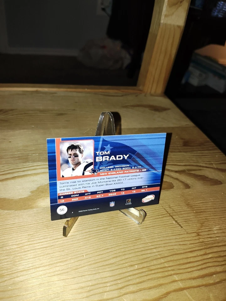 Tom Brady 2002 Pacific Atomic #56-- /600 Patriots-NiCe ! - Image 2 of 4