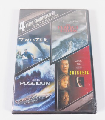 4 Film Favorites Survival Collection DVD Twister Outbreak Poseidon Perfect Storm