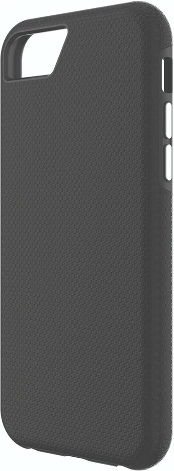 Funda de teléfono de doble capa Onn de 6 pies probada contra caídas para iPhone 6/6S/7/8, negra Foto 3 de 4