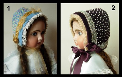 Antique Twin Doll Hat SFBJ Kestner Halbig Heubach Hat Antique Doll