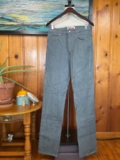 Size 31 Long Grey Jean Pant Retro Vintage Gitano P.S. Light 100 Cotton