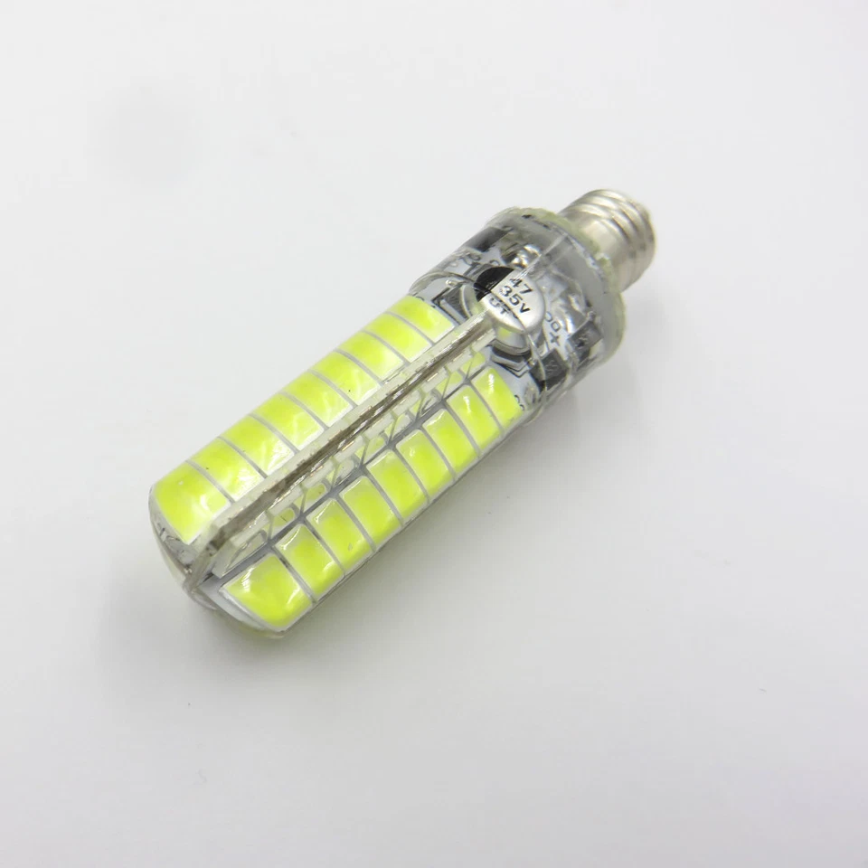 1x/10x E11 LED Bulb 12V-24V DC 3.5W 380 Lumens 72pcs 5730 SMD White/Warm #1 - Image 3 of 3