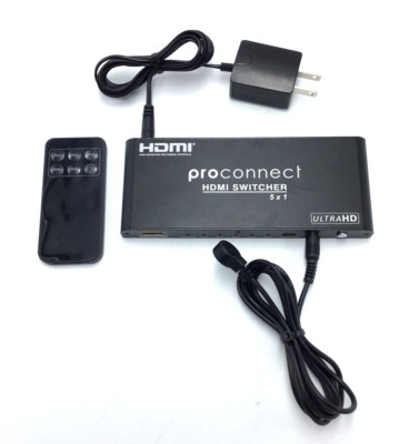 ProConnect SW-51UHD UltraHD HDMI Switcher 5x1