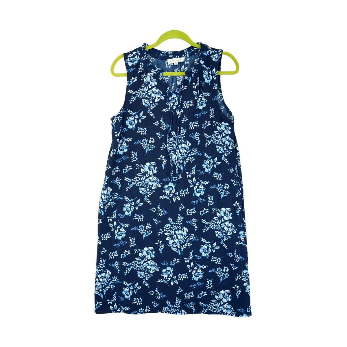 Emily Daniels Pebble Crepe Floral Sleeveless Shift Size M NEW