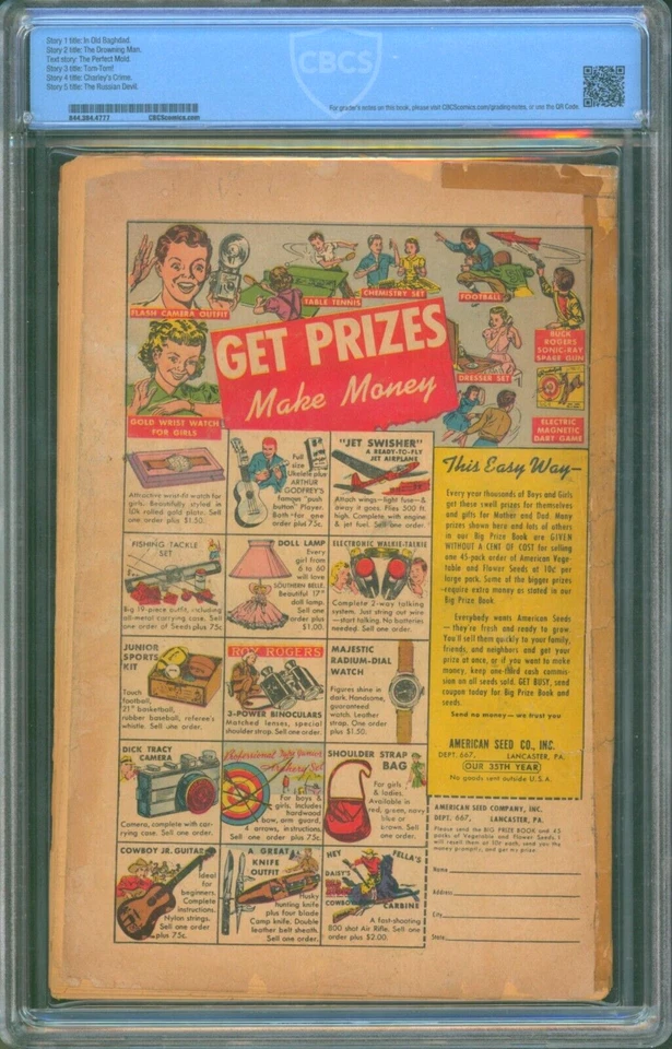 Mystic #18 (1953) ⭐ CBCS 1.5 ⭐ Bill Everett Russian Zombie Pre-Code Horror Atlas - Image 3 of 3