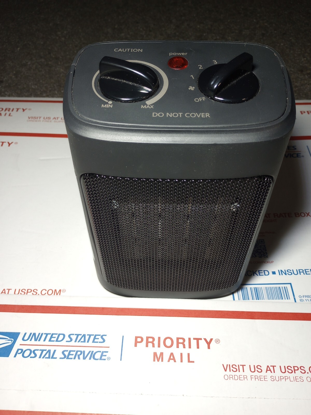 1500W Mainstays Ceramic Fan-Forced Electric Space Heater, WSH1C2ABB, Black  | eBay
