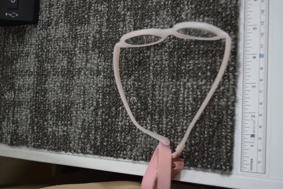 Miraflex Baby One Kids FRAMES ONLY Eyeglasses BCP 3 Pink 37 14 Italy Made READ - Image 2 of 4