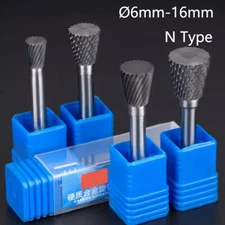 Carbide Rotary File N Type Burr Tungsten Cutter Ø6mm-16mm Grinding Drill Bit
