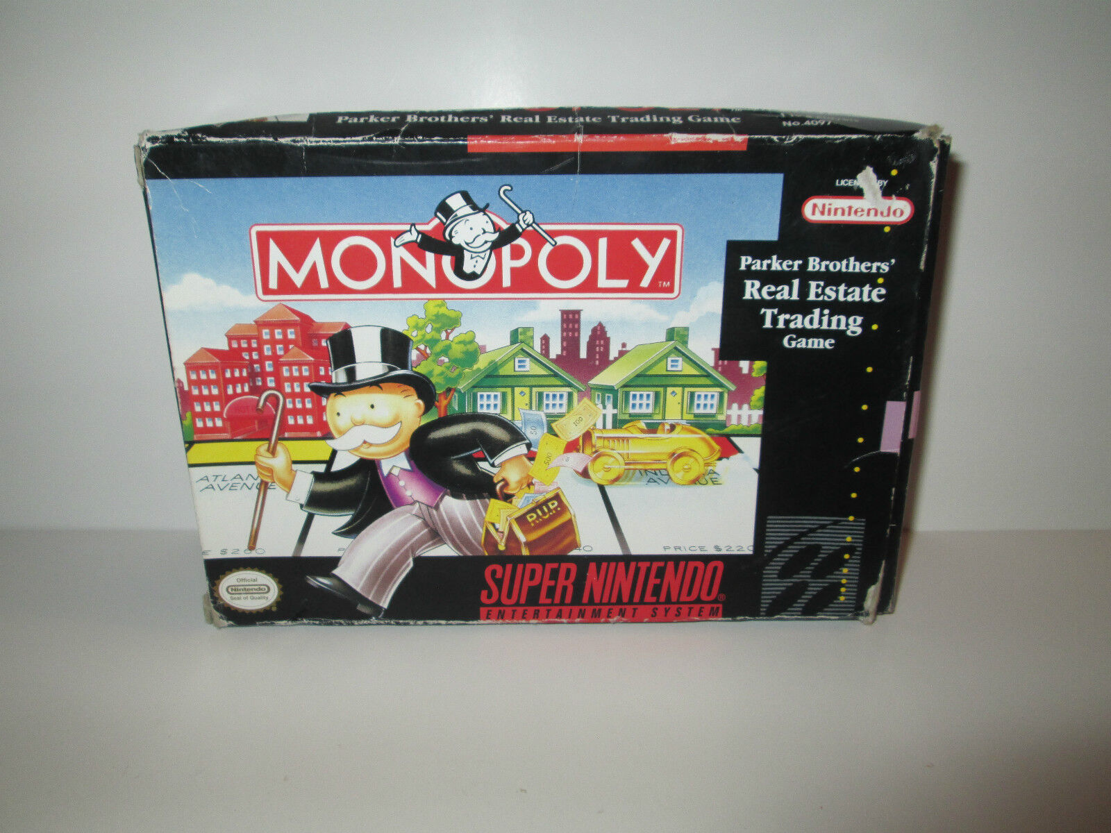 Monopoly  (Super Nintendo, 1992) Complete In The Box (NTSC/US/CA)