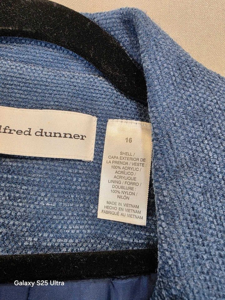 Alfred Dunner Jacket 16 Patchwork Embroidered Grandmacore Floral Cottage Stunner - Image 3 of 4