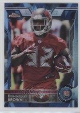 2015 Topps Chrome Rookies Hot Box Blue Diamond Refractor Dominique Brown 0j6