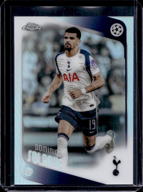 2025-26 Topps Chrome UEFA Dominic Solanke Refractor #144 Tottenham